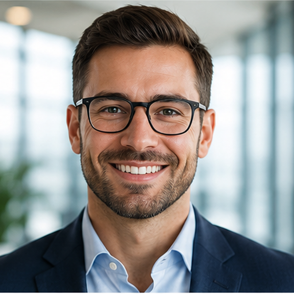 Daniel Brooks business headshot example