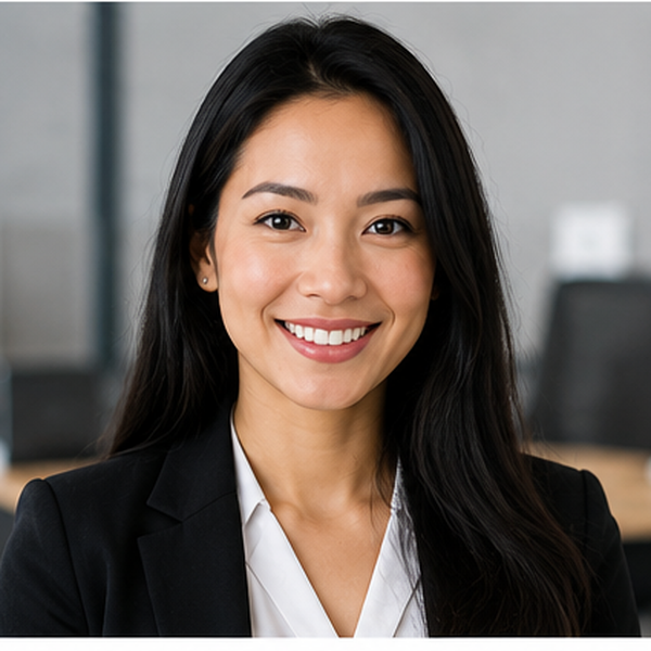 Maria Hernandez business headshot example