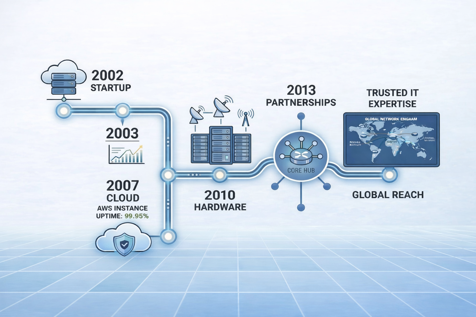 IT team collaborating on tailored technology solutions